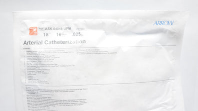 Teleflex ASK-04018-UPM Arrow Arterial Line Catheterization Kit 18Ga 16cm 0.25in